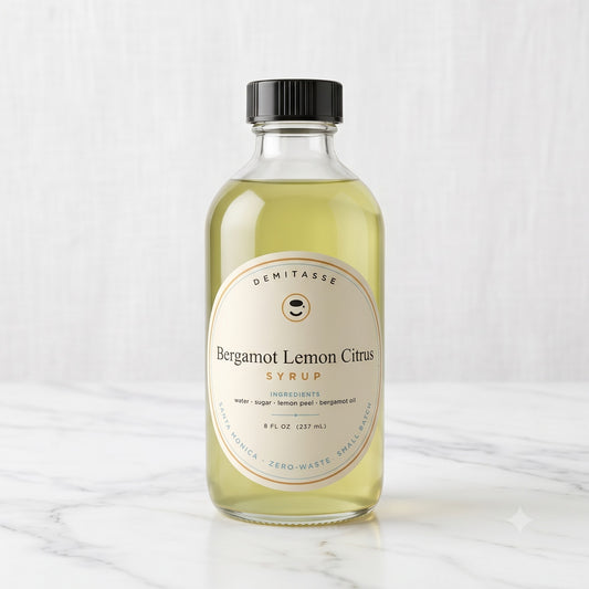 Bergamot Lemon Citrus Syrup