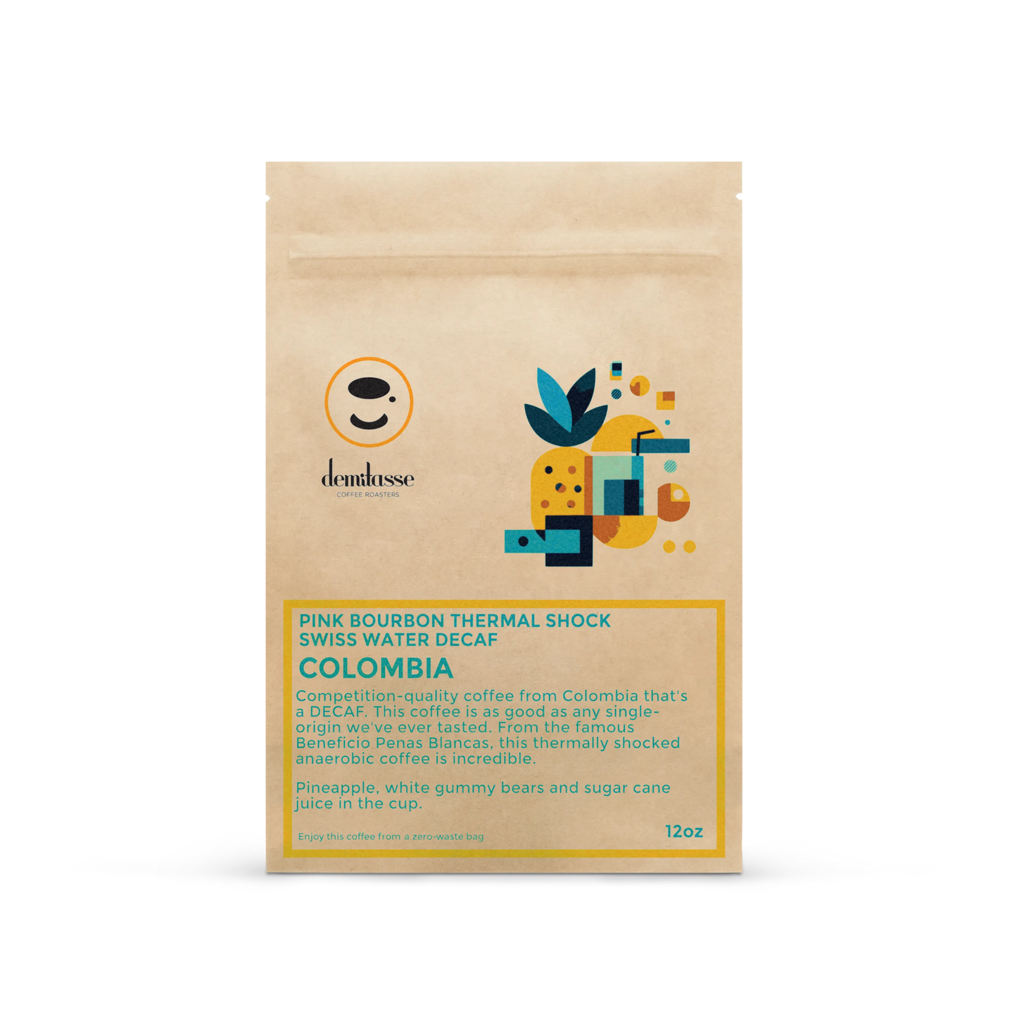 Colombia Pink Bourbon Thermal Shock Anaerobic Swiss Water Decaf