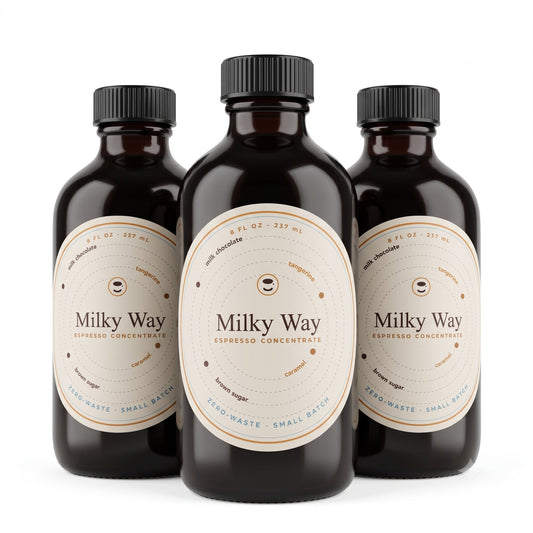 Milky Way Espresso Concentrate — small batch, cold-extracted, from Café Demitasse in Santa Monica